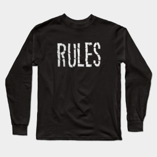 Broken Rules Long Sleeve T-Shirt